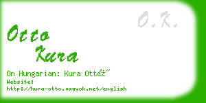otto kura business card